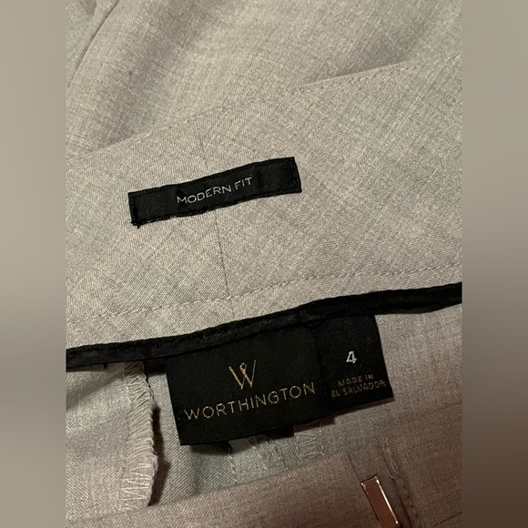 Worthington Modern Fit Trousers Size 4 - Picture 5 of 5